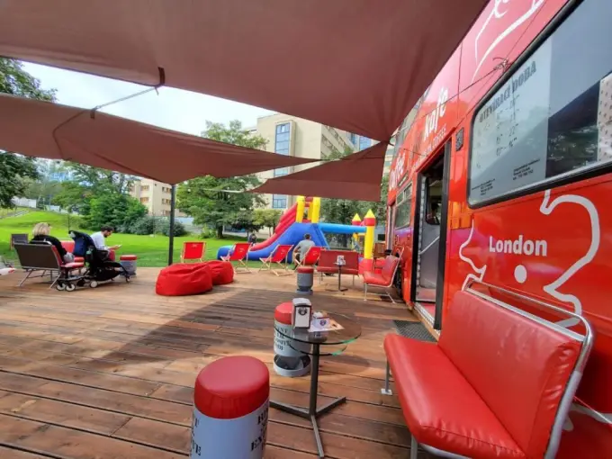 Coffee jako kafe Double decker